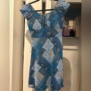 NWT Denim style mini dress